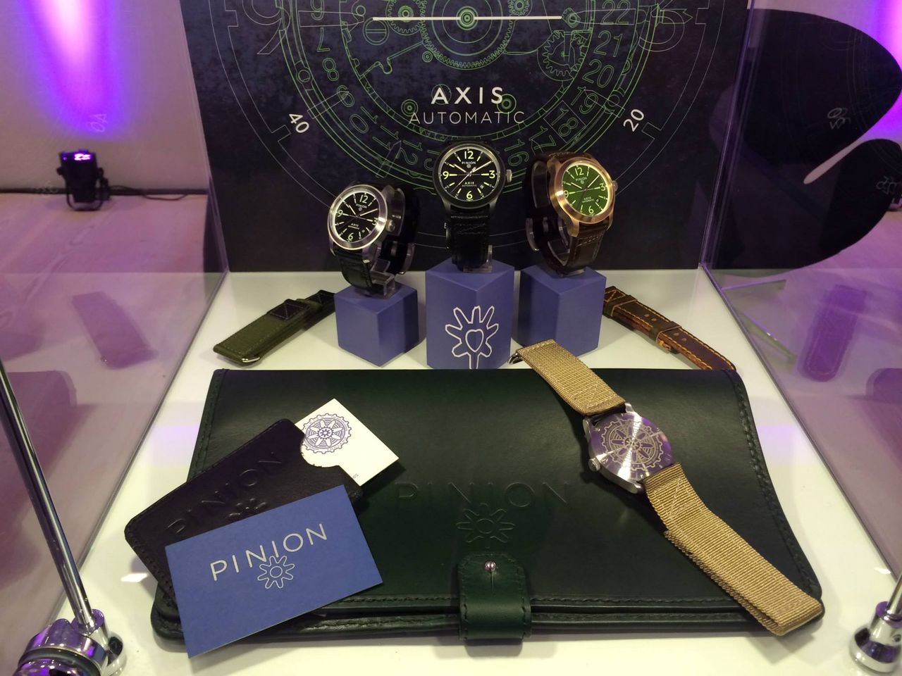 Pinion watches launch SalonQP 2013