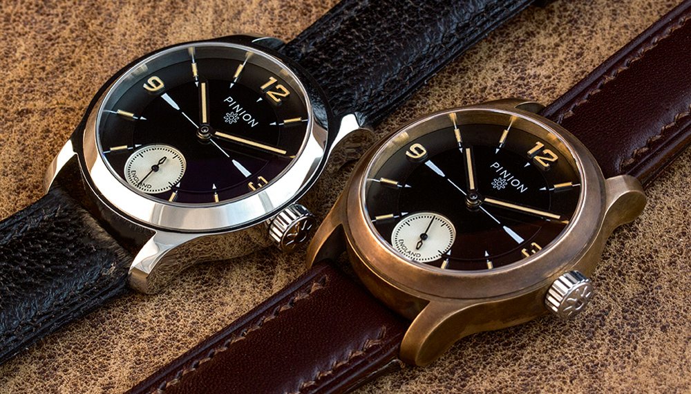 Pinion Pure Steel and Bronze L.E. Watches
