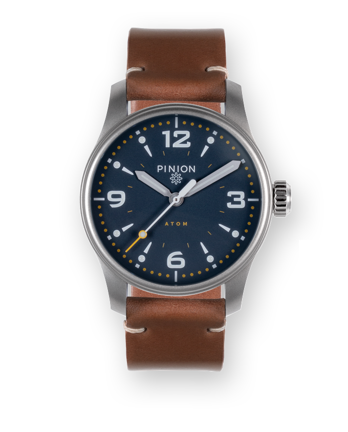 Pinion Atom 39 ND Blue dial automatic watch