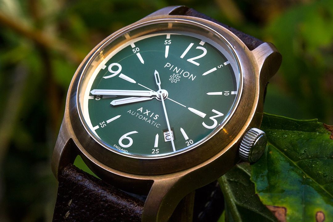 Pinion Axis Bronze watch