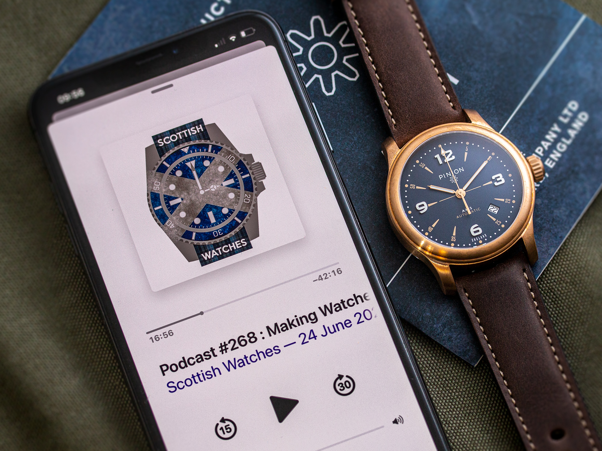 Scottish Watches Podcast with British watch company, Pinion